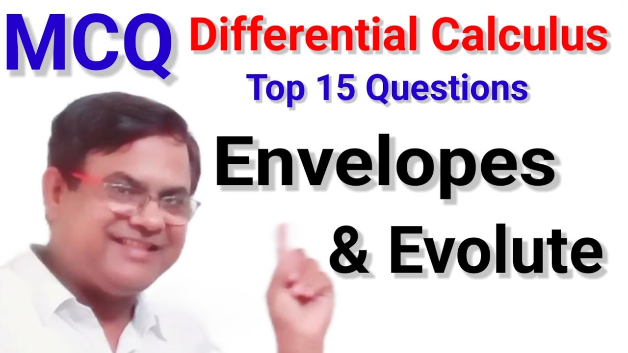 MCQ | Envelope & Evolute | differential calculus| Multiple Choice Questions #Envelope&Evolute