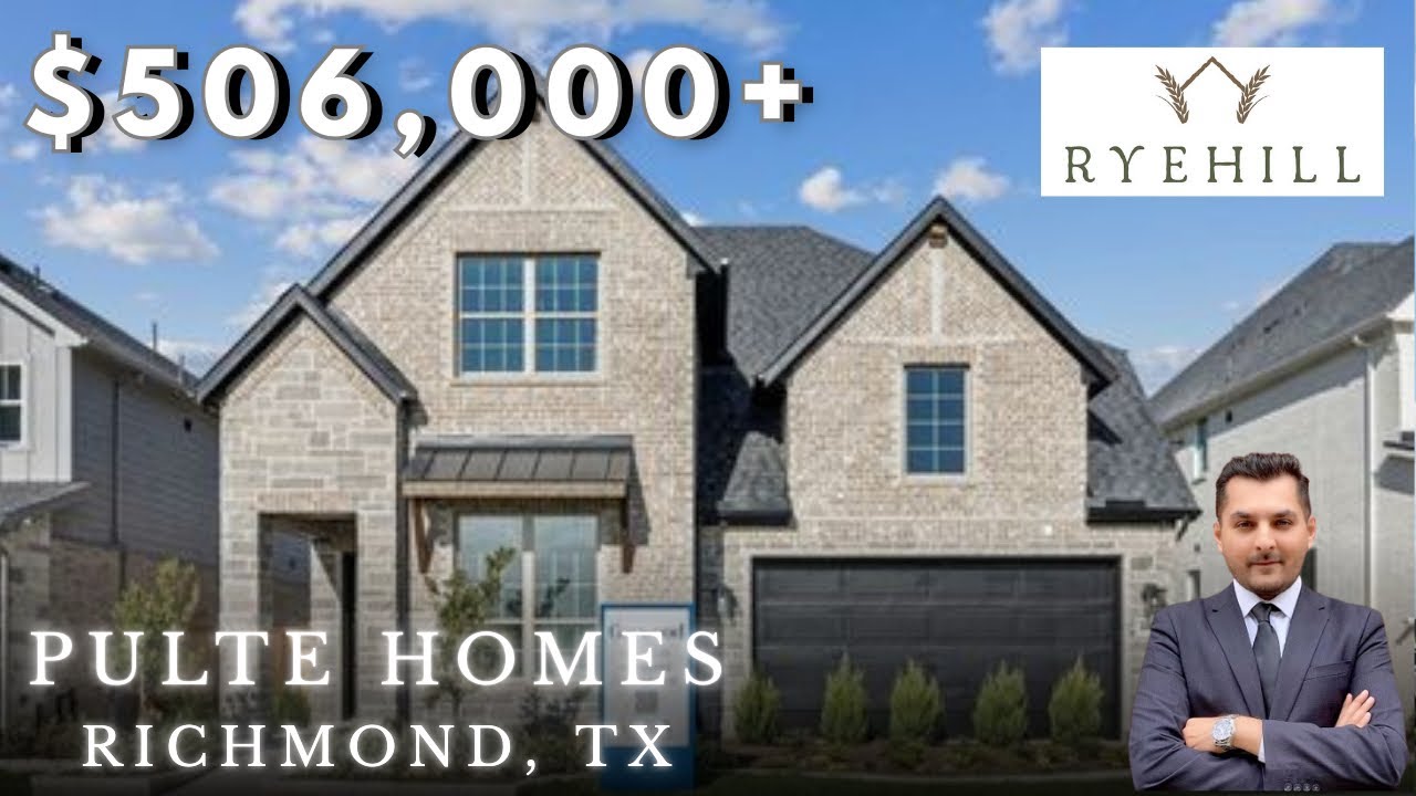 Gorgeous Garwood Floor Plan By Pulte Homes | 2,829 SF | Ryehill | Richmond, Texas From $500K