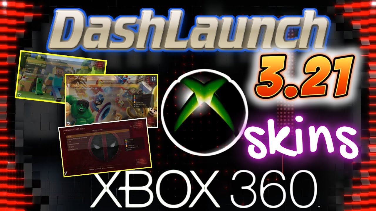 DASHLAUNCH 3.21 + SKINS - XBOX 360