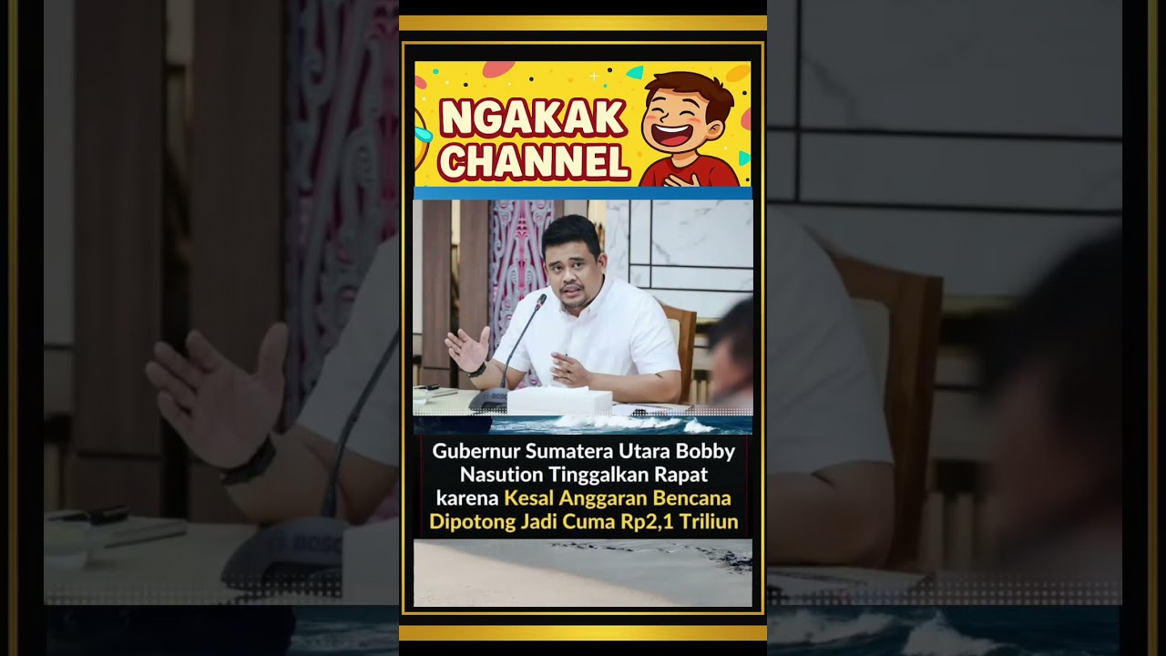 Gubernur Sumatera Utara Tinggalkan Rapat #viral #tranding #humor