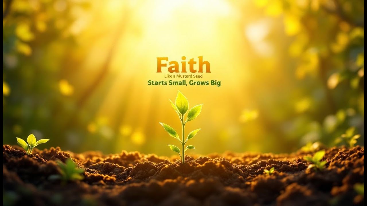 Faith Like a Mustard Seed 🌱 Starts Small, Grows Big