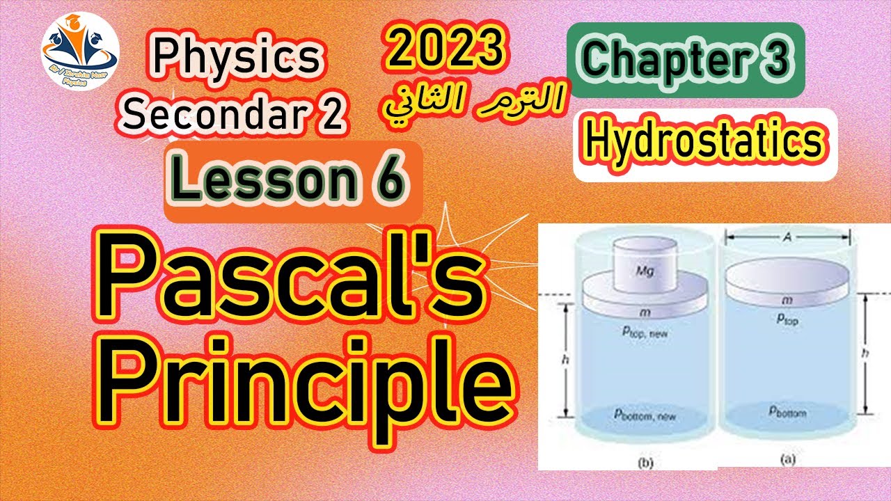 Term 2 / Physics / U 2 /Ch 3 / L 6 /  Pascal's principal / Sec 2