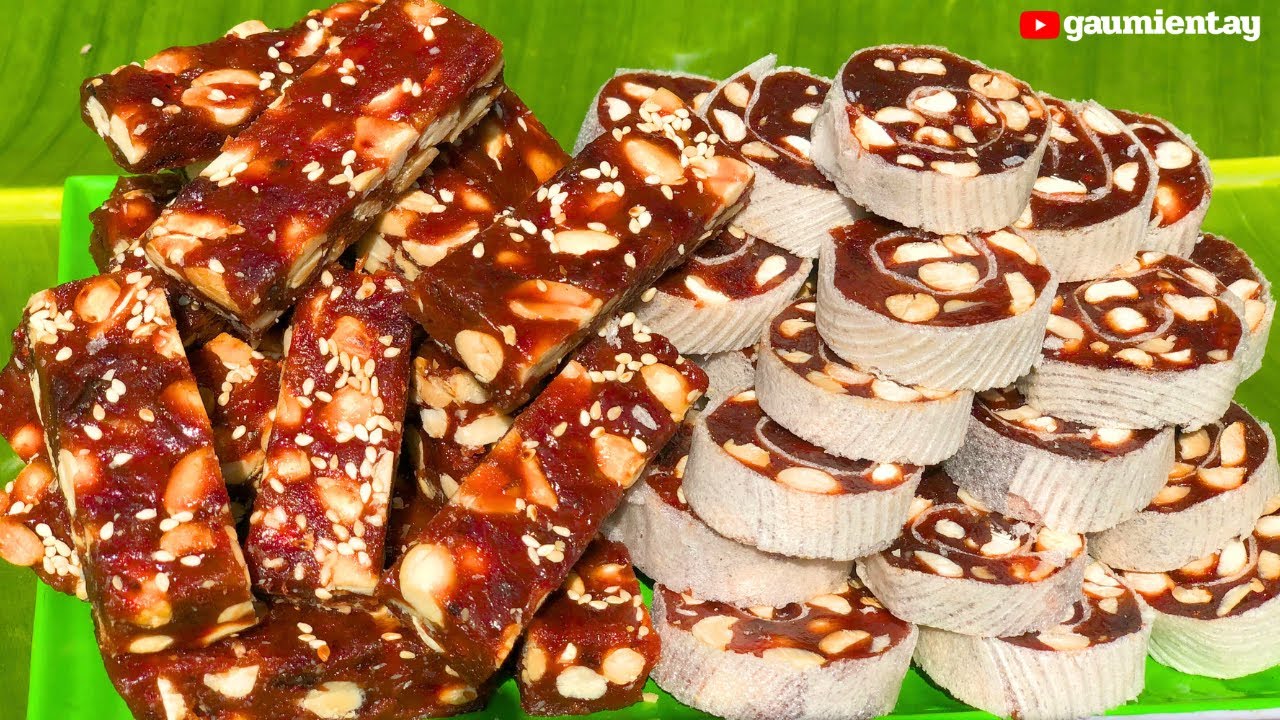 Cách làm Kẹo Chuối Khô Gừng Đậu Phộng dẻo ngon đón Tết 2026 | Gấu Miền Tây