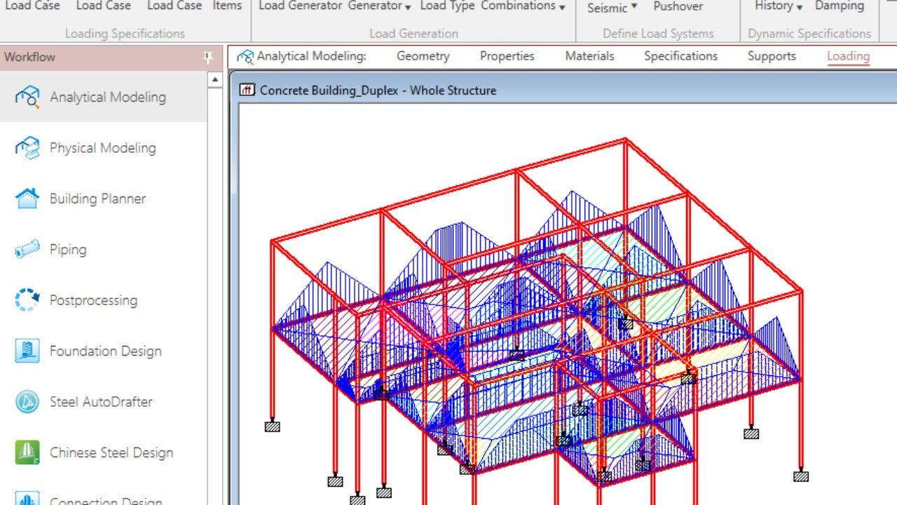 Concrete Building Design with Staad.Pro RCDC _ Duplex_Application of Slab Load