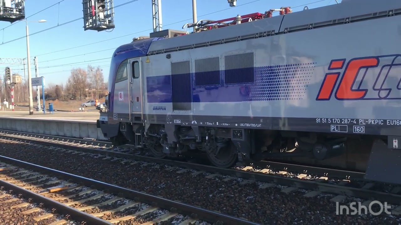 EU160-086 z IC 3804 Malczewski relacji Kraków Główny-Kołobrzeg