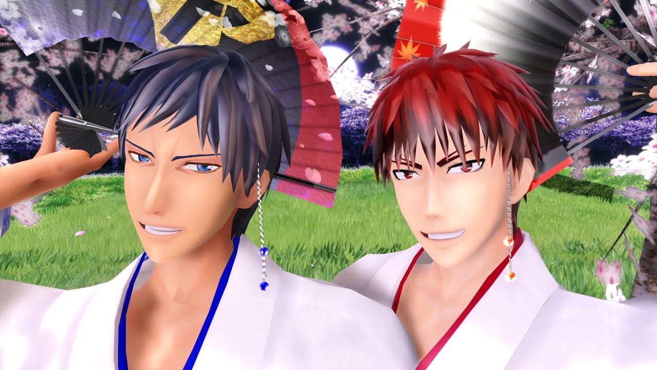 【MMD黒バス】極楽浄土【青峰＆火神】