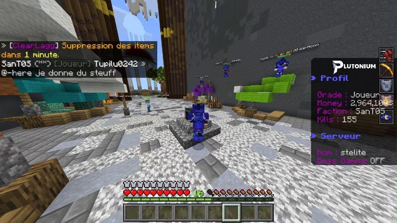 minecraft plutonium le plus gros don de plutonium mcpe
