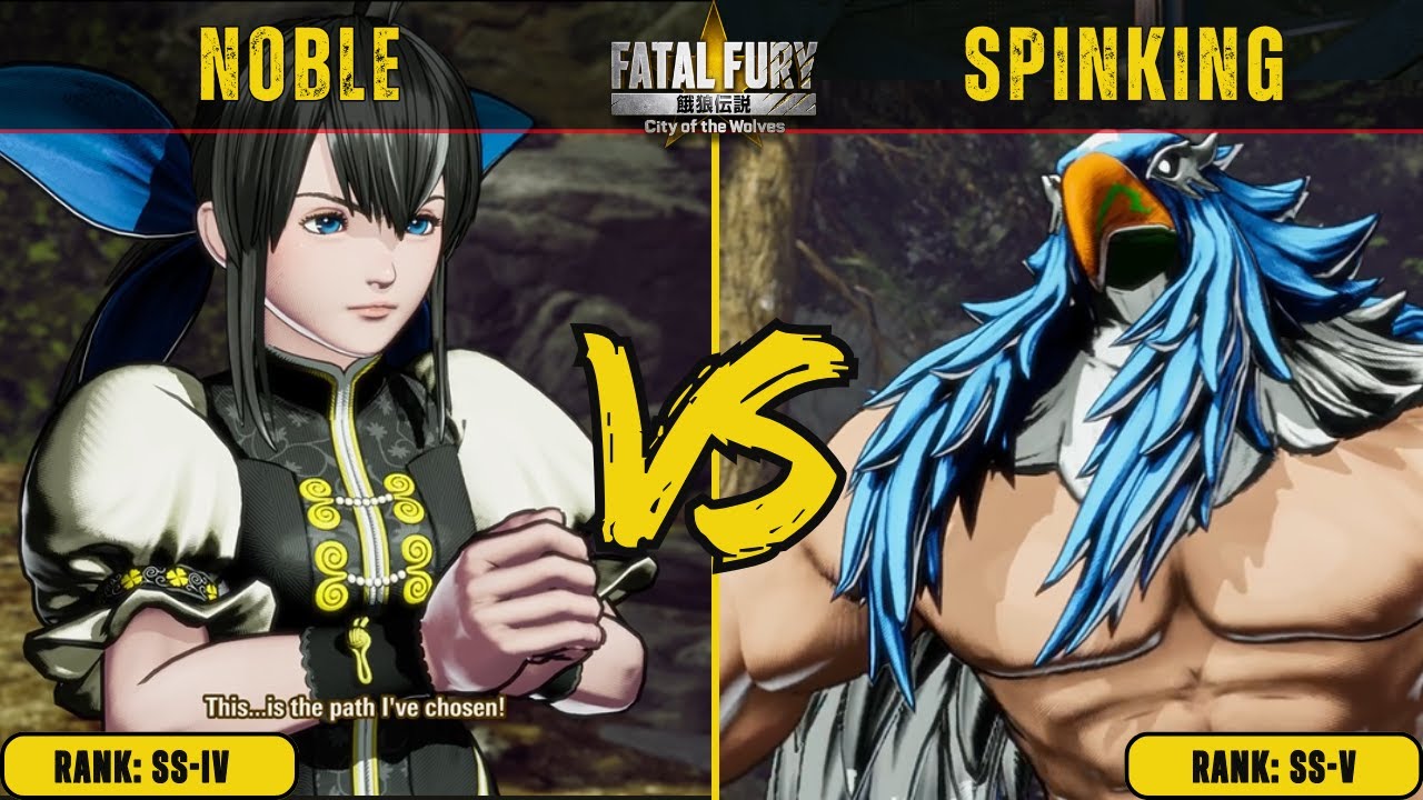 FF:CotW 🌟 NOBLE (Hotaru) vs SPINKING (Tizoc)🌟Replay Match - FATAL FURY: City of the Wolves!