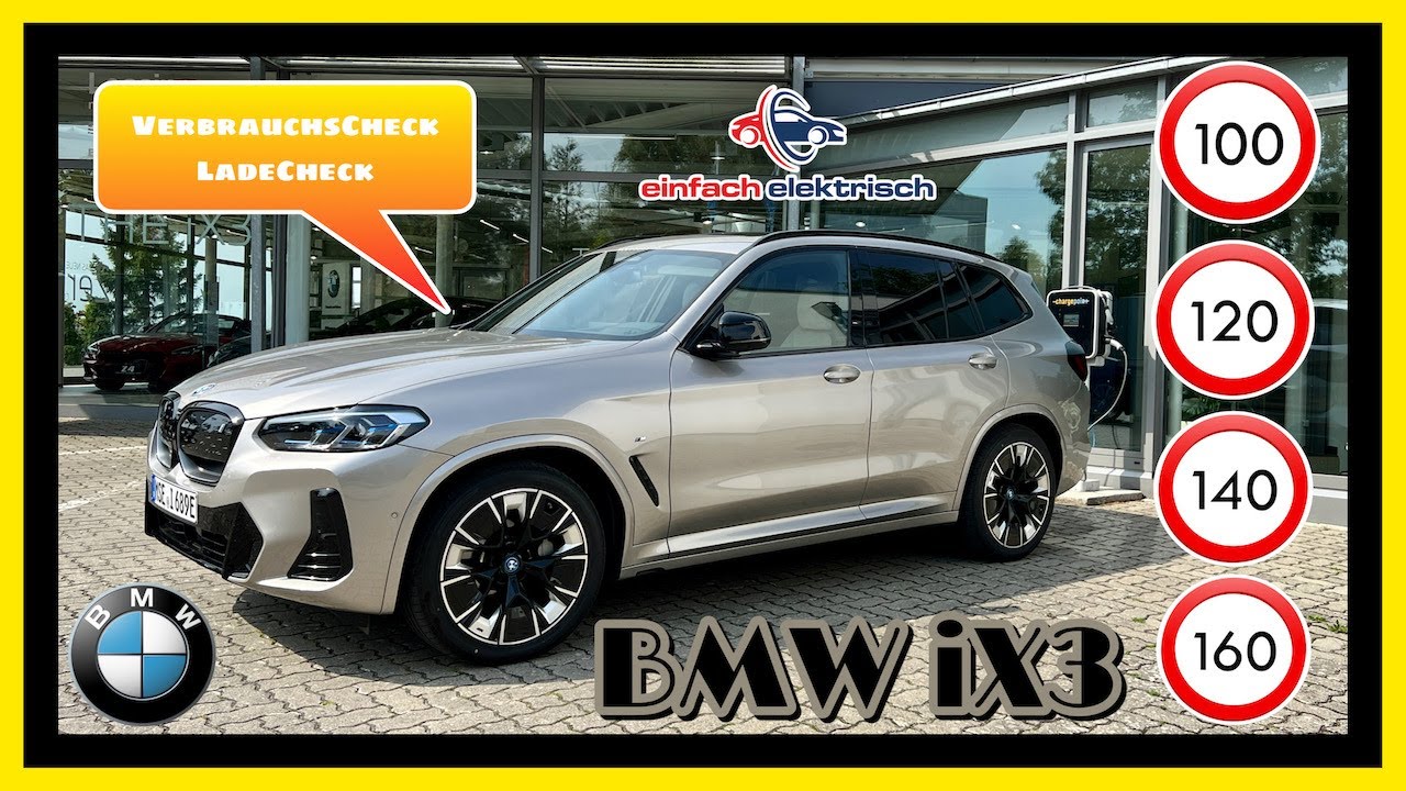 ⚡️BMW iX3🪫Verbrauchsfahrt & LadeCheck 🤔wie effizient ist das Elektro SUV⁉️