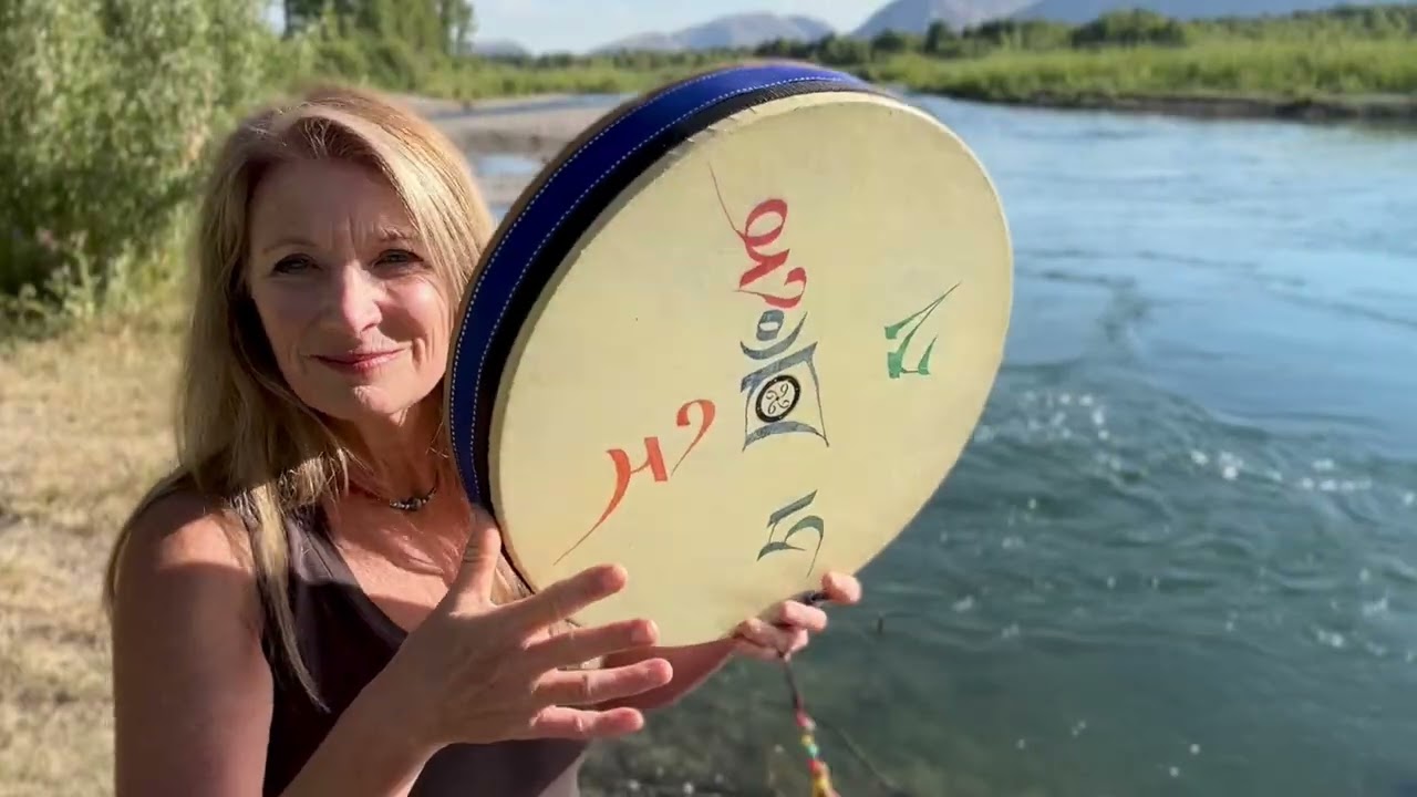 Rhythm Postcard - Frame Drum & Mantra Chanting by the Snake River