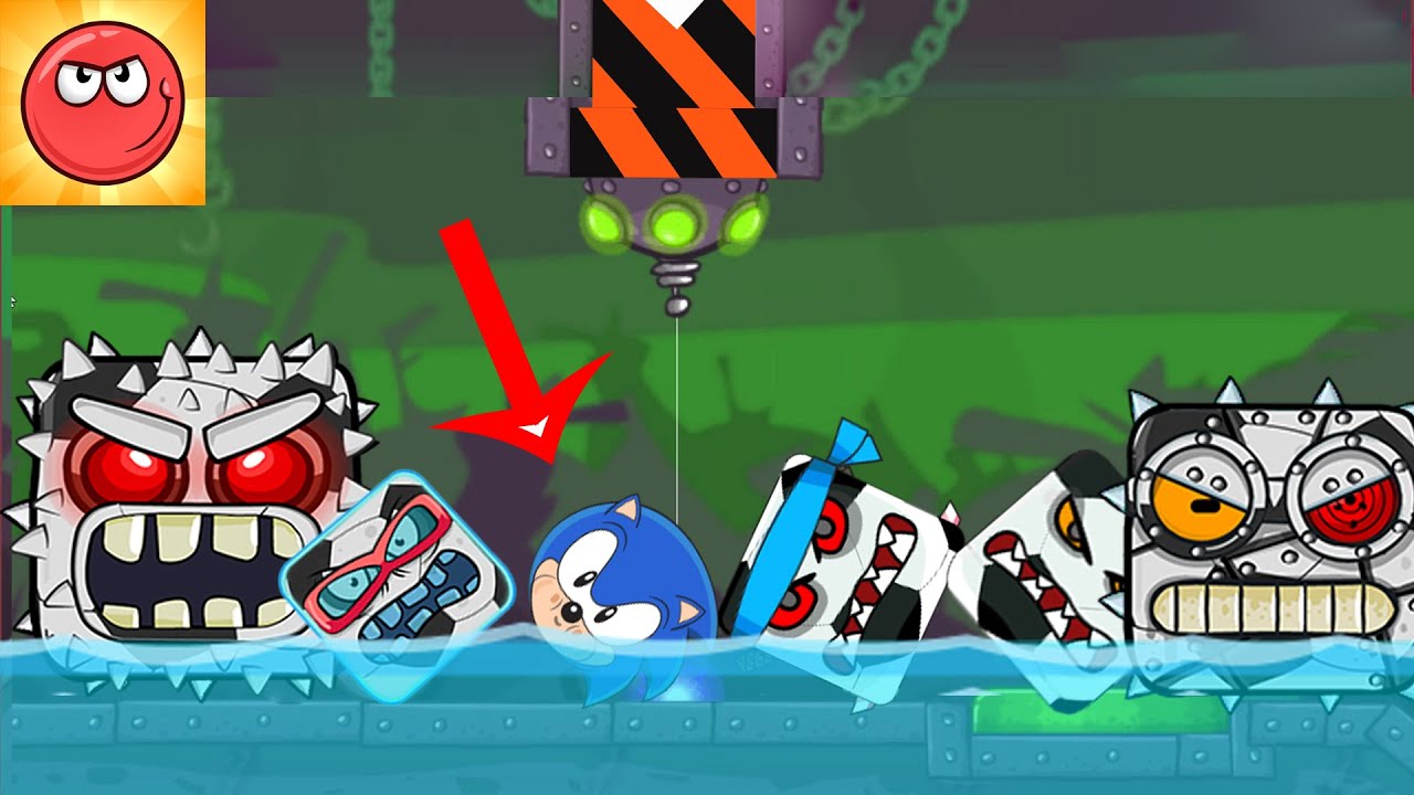 RED BALL 4 - SONIC BALL ATTACK SOCCER BOSS LEVELS (15, 30, 45, 75) ALL VOLUMES ALL BOSSES (Android)