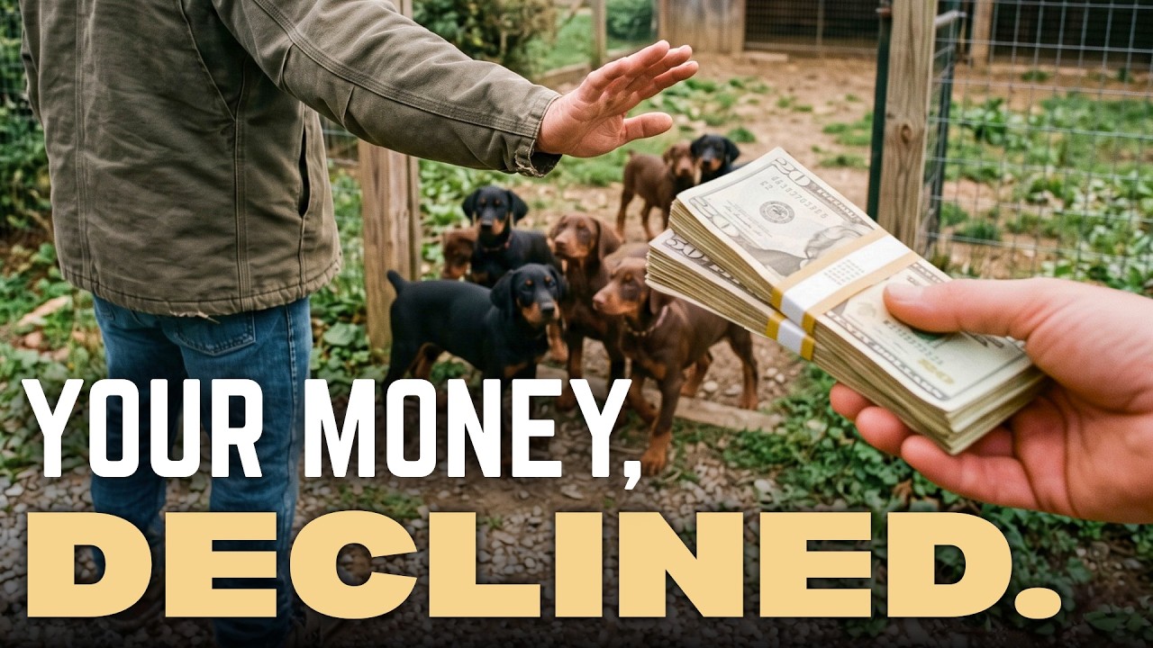 Why A Doberman Breeder Won't Take Your Money