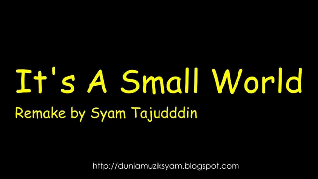 Instrumental Remake - It's a Small World (Simple Lyrics Video)