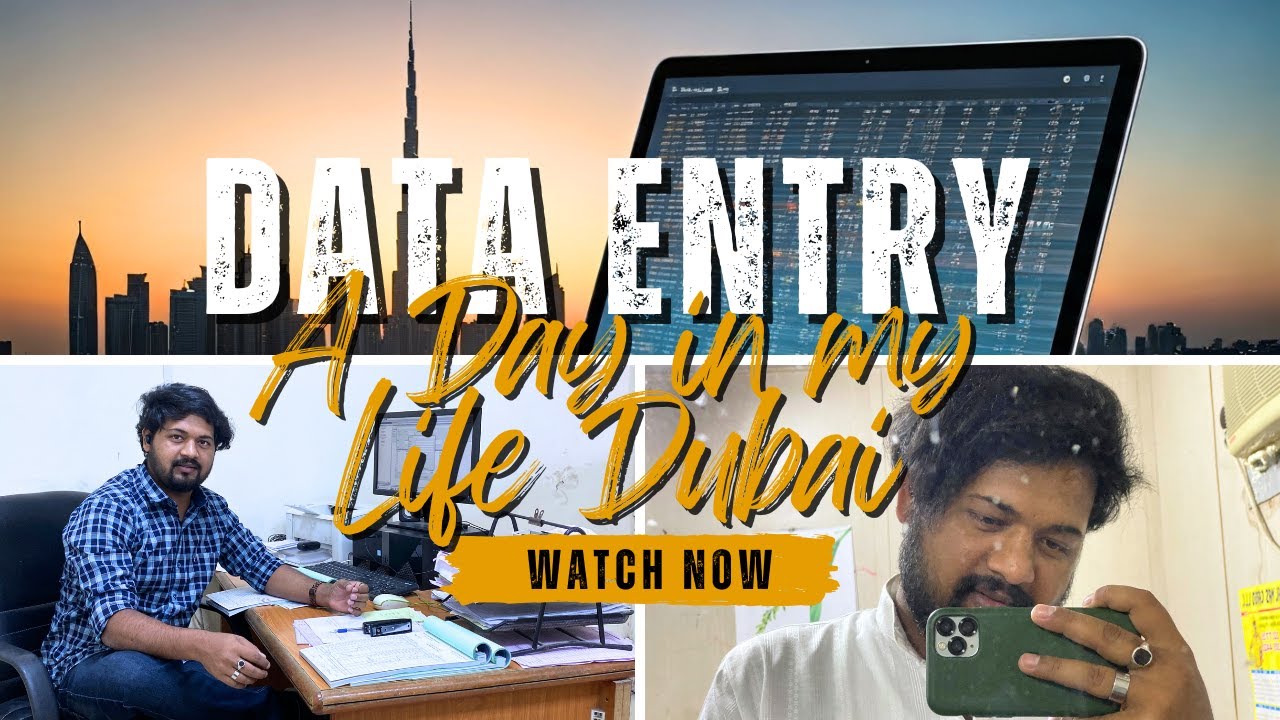 A Day in My Life as a Data Entry Worker in Dubai | Office Routine & Daily Life Vlog