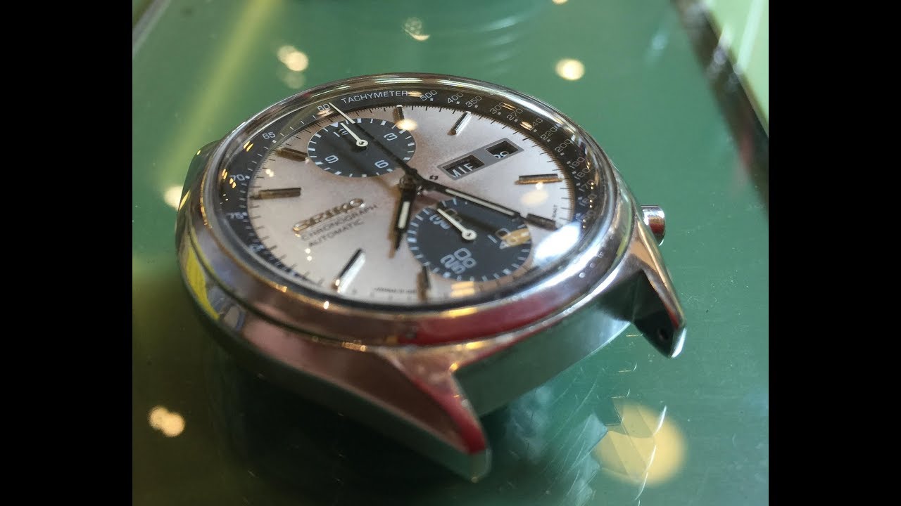 Seiko 6138 Crono Automatico Panda.  Service y Reparacion.
