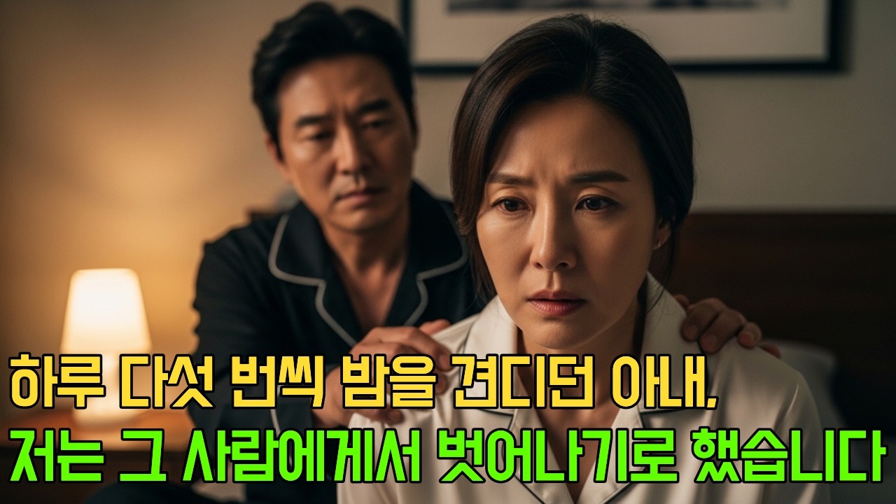 하루 다섯 번씩 밤을 견디던 아내, 결국 저는 그 사람에게서 벗어나기로 했습니다｜오디오북｜황혼연애｜실제사연