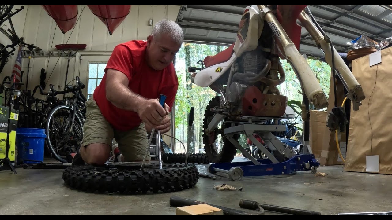 Switching my XR650L Tires