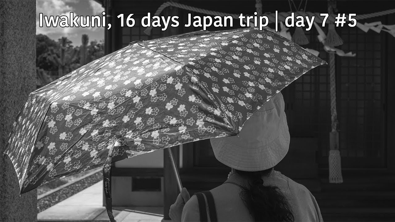 Iwakuni 岩国市, day 7 #5 | 16-day black and white photography tour of Japan | Lumix GH5M2