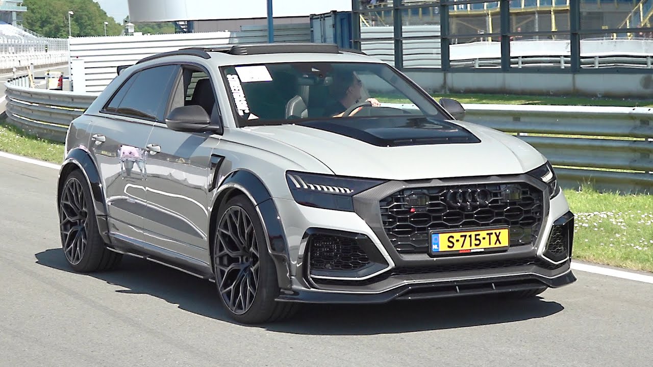 840HP Audi RS Q8 Prior Design PD RS800 Widebody - Revs, Crackles & DRAG RACING!