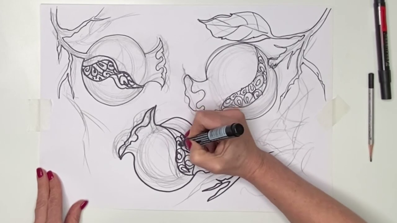 Как нарисовать батик #хобби #рисуюкаждыйдень #рисую 