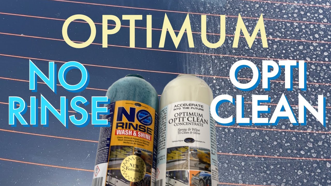 OPTIMUM OPTI CLEAN VS. OPTIMUM NO RINSE (ONR)/ WATERLESS WASH/ Auto Detailing/ Car Washing