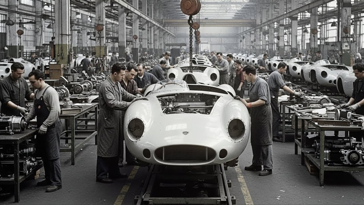 How the Lancia D24 Was Built in 1953 – Back in Time: Lancia Factory Assembly