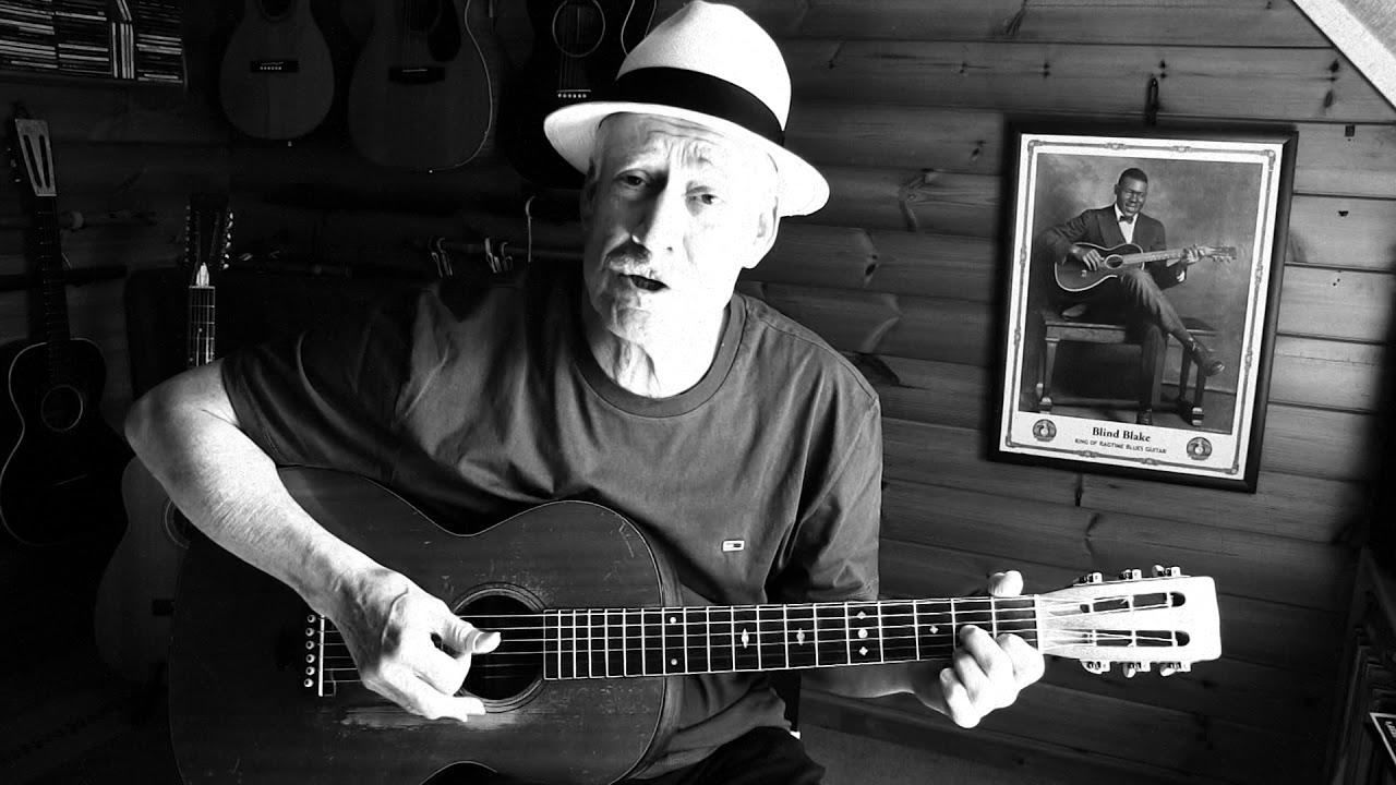 Hard Road Blues - Blind Blake - Acoustic Fingerpicking Blues - TAB avl