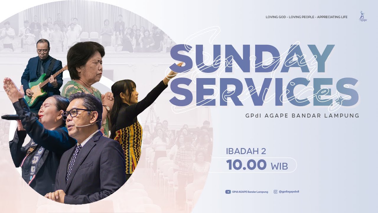 Ibadah Raya 10.00 WIB - 01 Maret 2026 - GPdI Agape Bandar Lampung (LIVE)