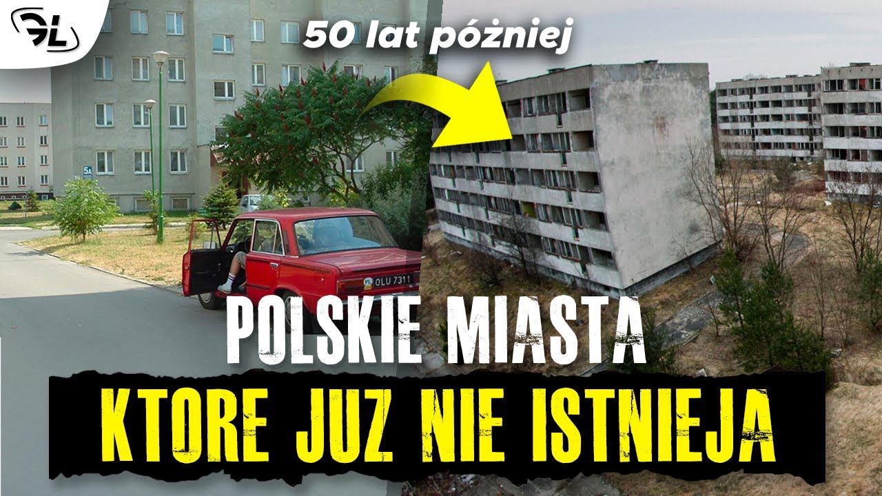 Opuszczone i zniszczone POLSKIE MIASTA