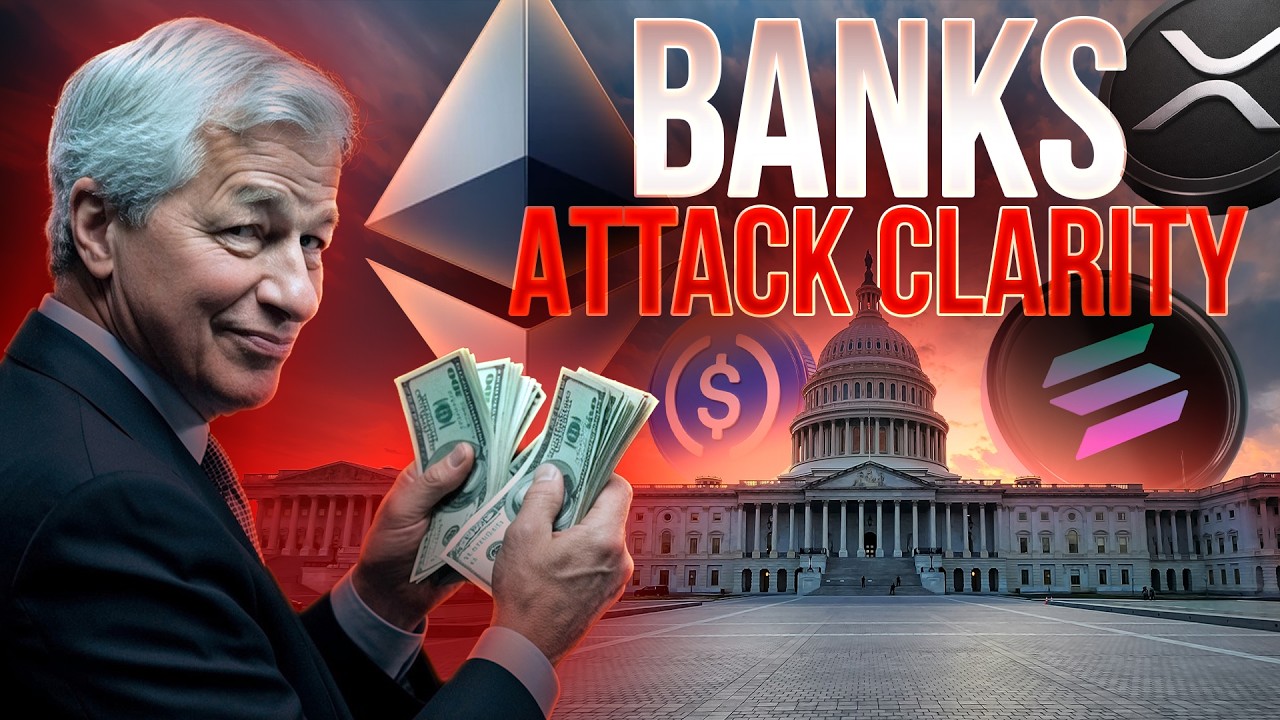 Опубликован законопроект CLARITY🚨Банки немедленно атакуют Сенат!🔥