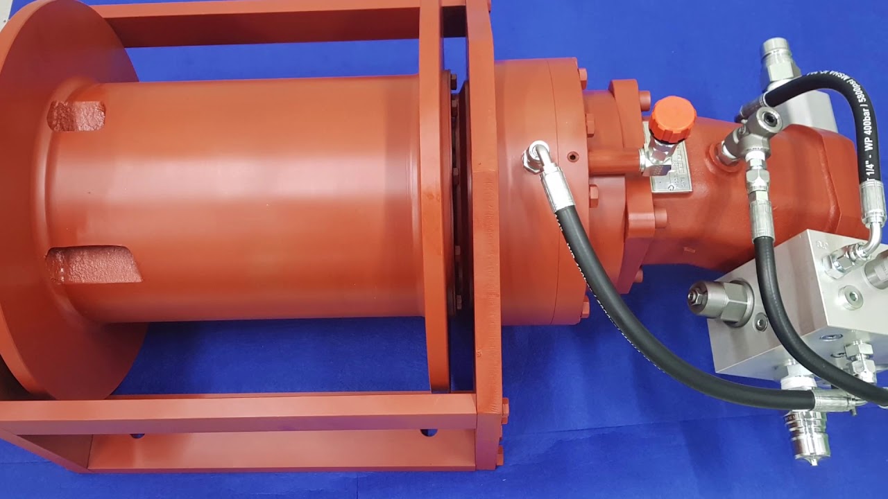 [유한이엔에스 YoohanENS Co., Ltd.] 4.5톤 유압 호이스트 윈치 로드 테스트  4.5ton hydraulic hoisting winch wire rope test