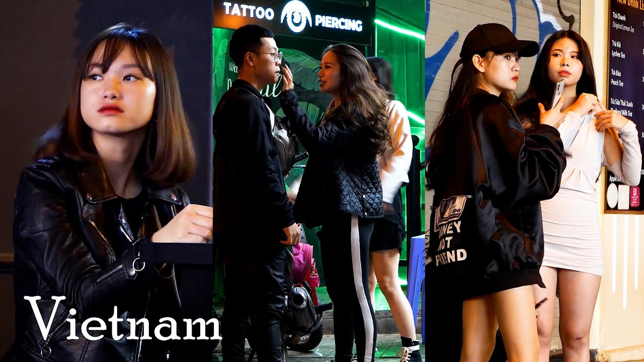 [4k] How is Vietnam Now ? Hanoi Nightlife Street Scenes So Many Pretty Ladies!
