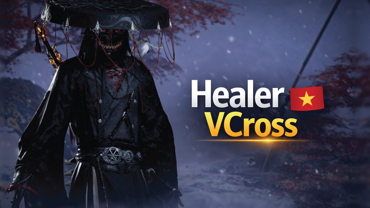 Where Winds Meet - Backline Healer VCross vs 摘星 ( Rank )