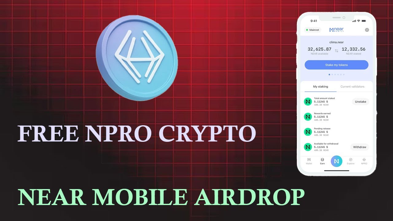 [End] Near Mobile Airdrop - Earn Free NPRO Crypto Coin