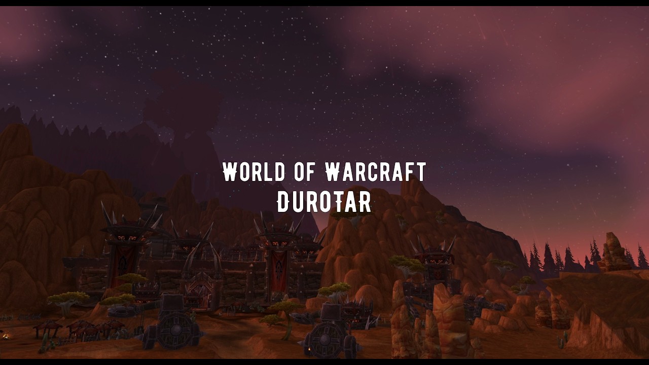 World of Warcraft. Music and Ambience. Durotar. 😴🎶☁️🌵