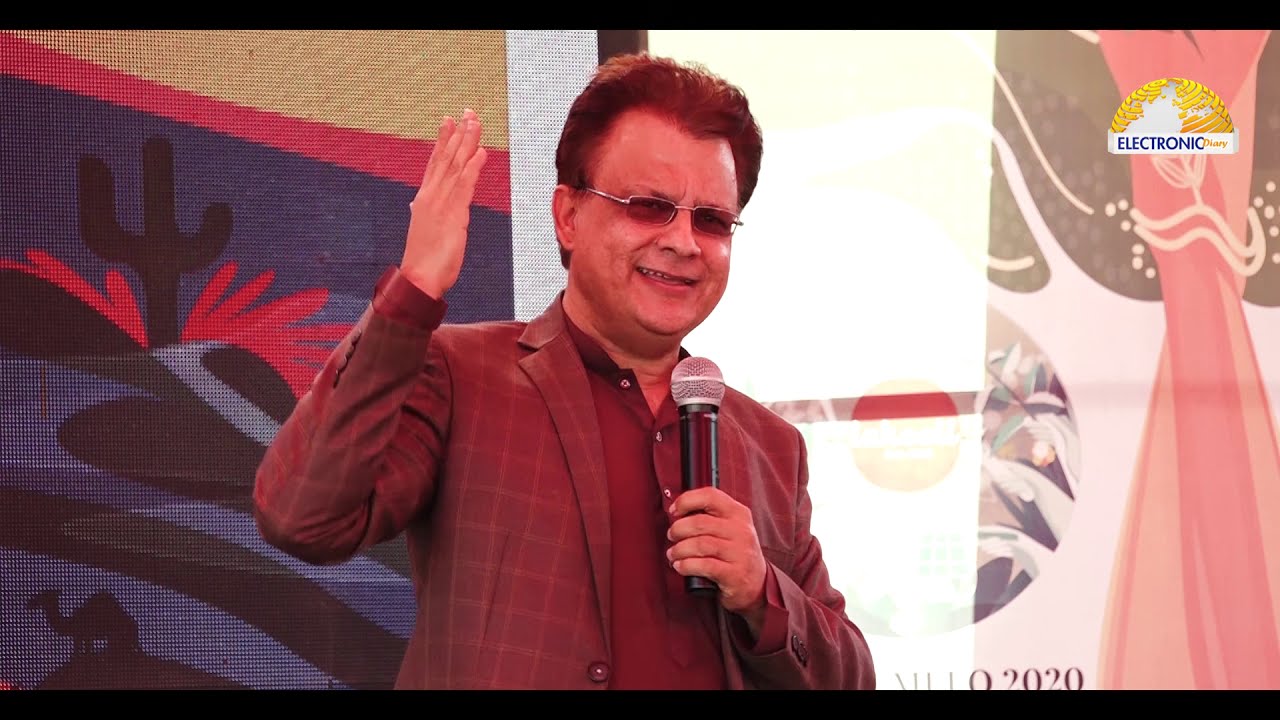 Ayaz Latif Palijo Expressing His Views at Lahooti Melo