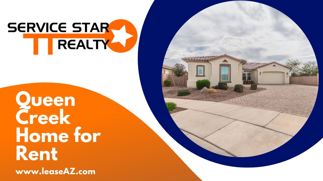 Queen Creek Homes for Rent 4BR/3.5BA by Queen Creek Property Management | Service Star Realty