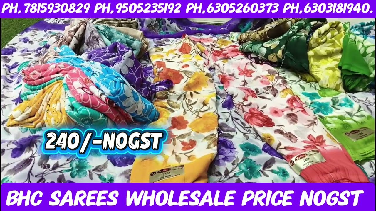 #onlinetrendingcollections wedding special sarees wholesale price NOGST ❌