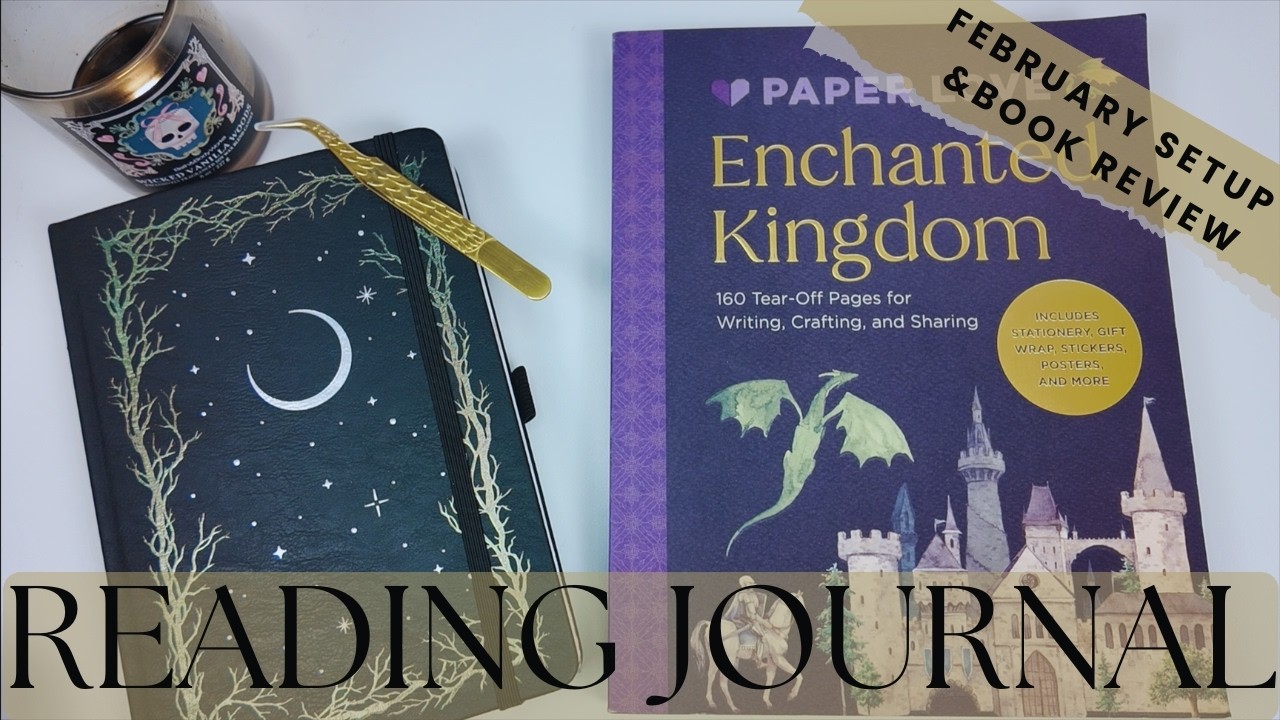 2026 Reading Journal Setup for February ✨ 📖✨ Includes Book Review, Flip Through & Planning! 💜