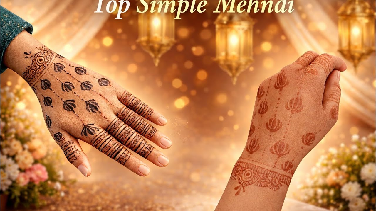 2 minutes 😮😱mein banegi ye creative mehandi