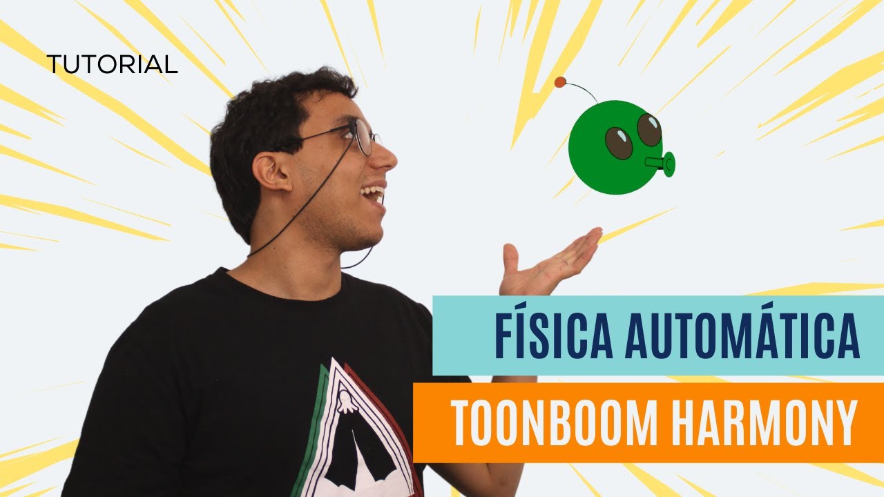 física automática no toonboom: Two points constrain + dynamic spring