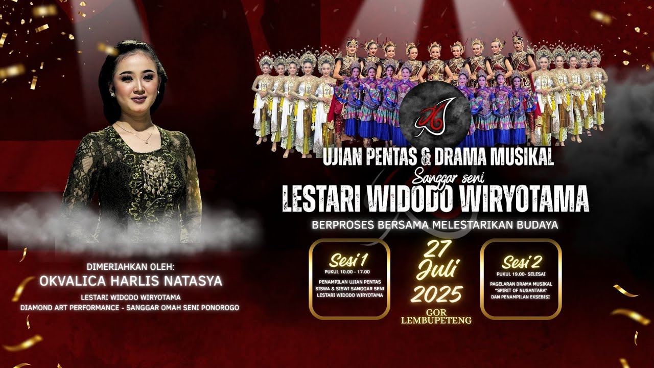 🔴UJIAN PENTAS & DRAMA MUSIKAL | SANGGAR SENI LESTARI WIDODO WIRYOTAMA 2025 | SESI 1