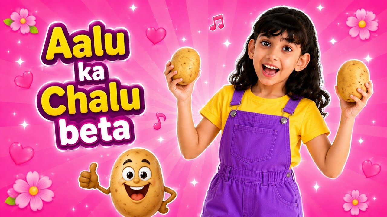 Aalu Ka Chalu Beta | Hindi Nursery Rhymes | Kids Funny Song | Akshara Anwit Fun Rhymes