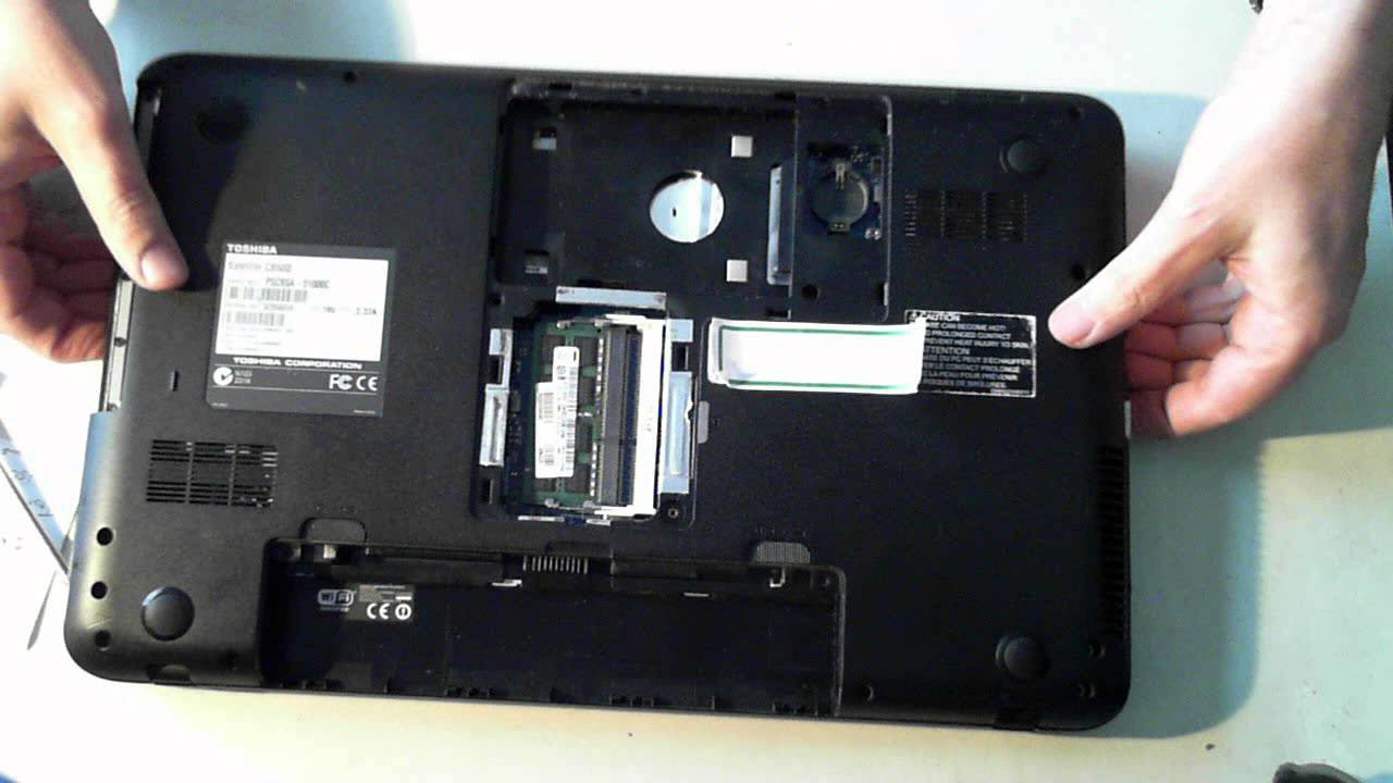 Toshiba Satellite C850D Disassembly