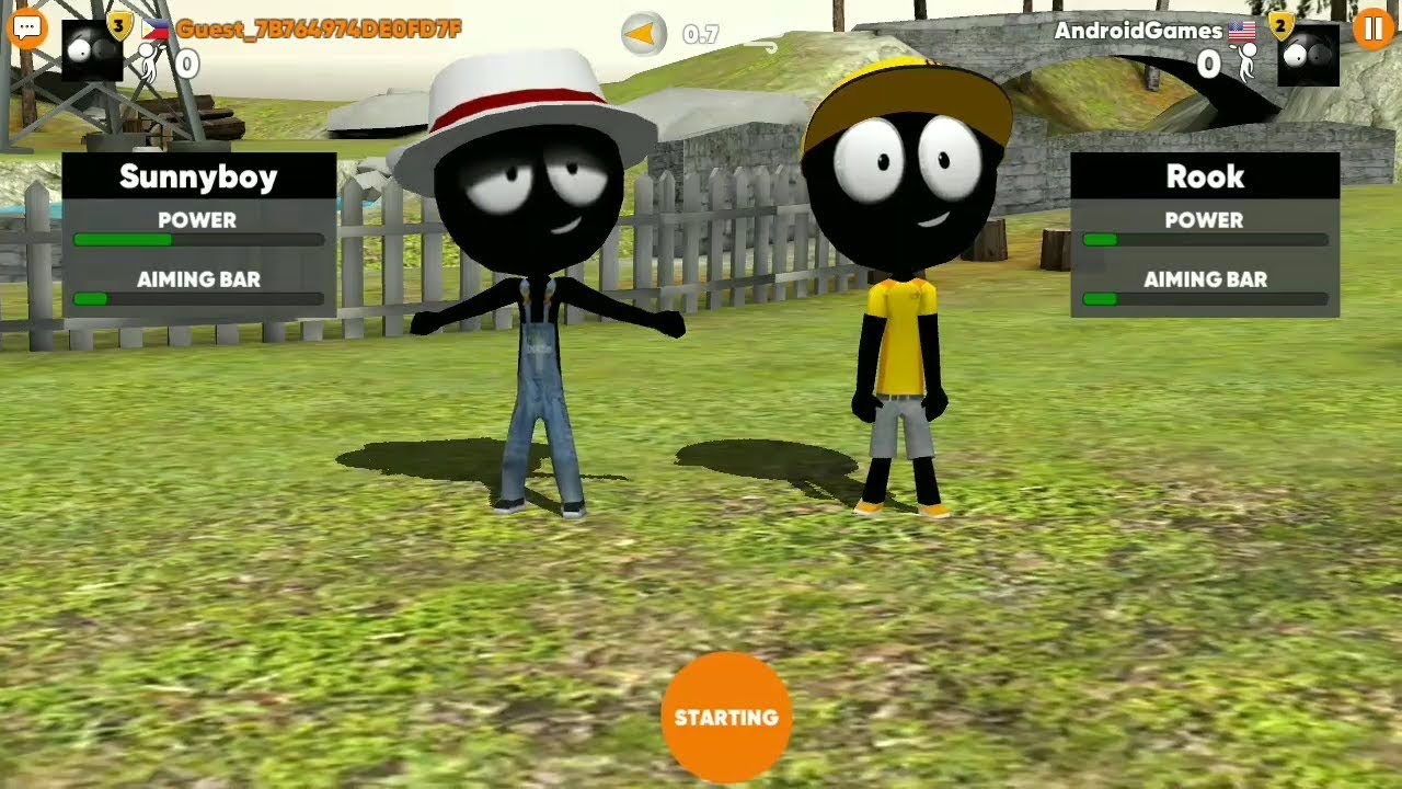 Stickman Disc Golf Battle Android Gameplay