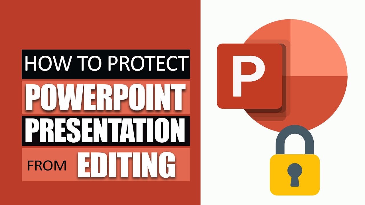 How to protect PowerPoint presentation from editing 2022