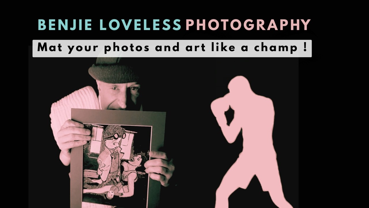 The Simple and Easy  Way to Mat Your Photos, Prints, and Artwork.
