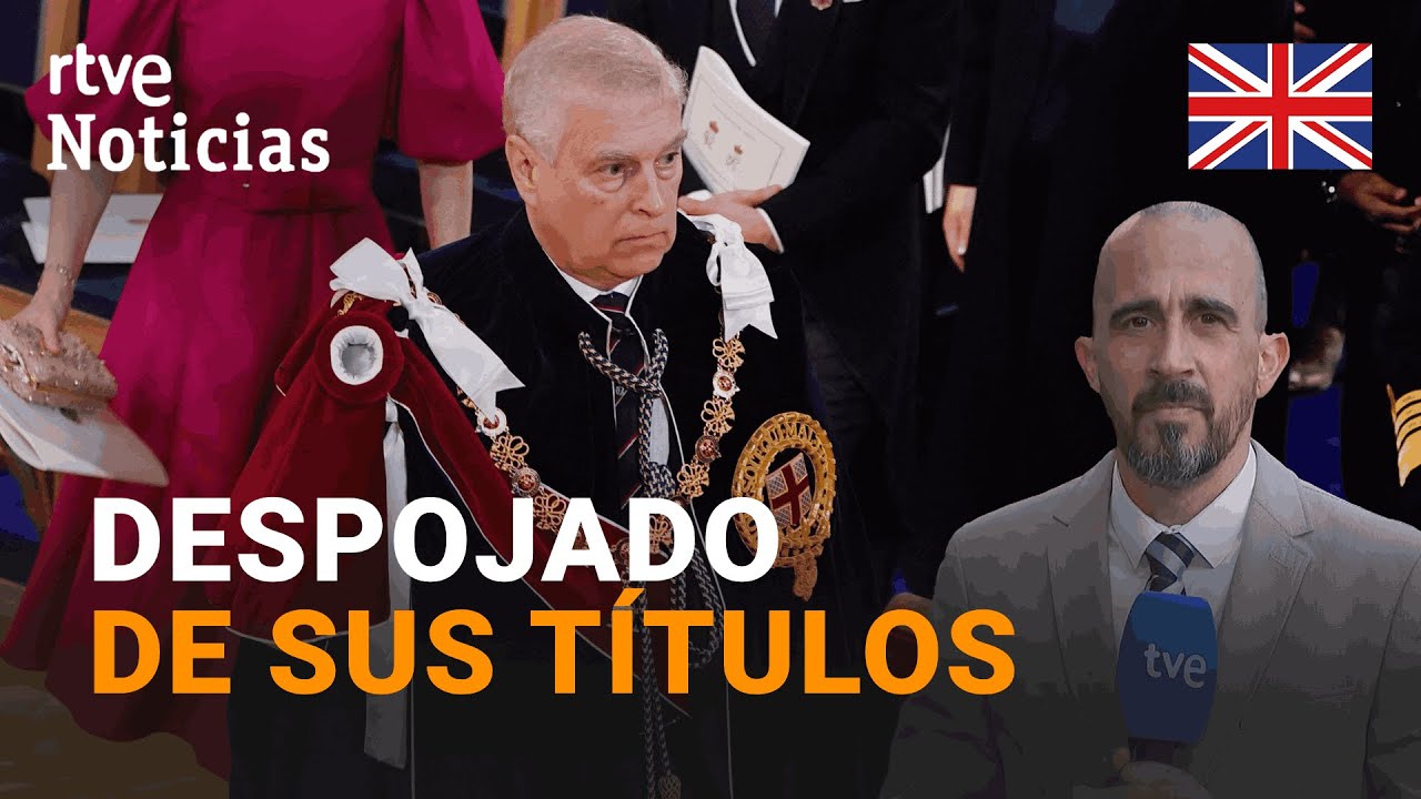 CARLOS III RETIRA el título de PRÍNCIPE a su hermano ANDRÉS y le pide que abandone su residencia