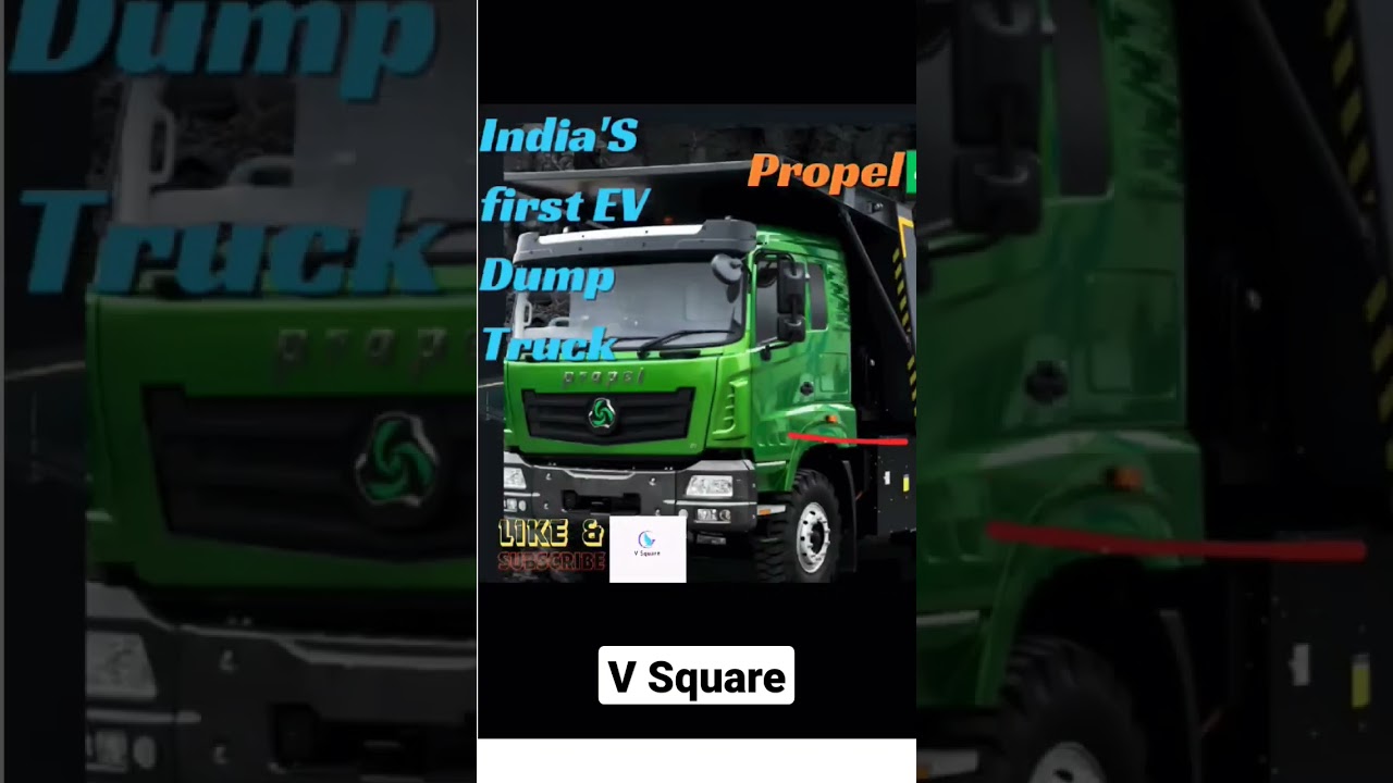 India's First EV Dumper Truck. Propel #india #electricvehicle #makeinindia #propel #tata #future