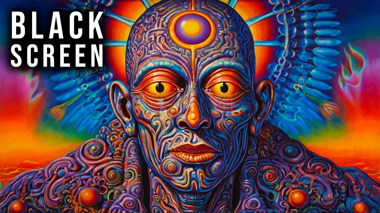 WARNING! DMT Psychedelic Trip Experience | DMT Trance Sleep Meditation | DMT Black Screen Music